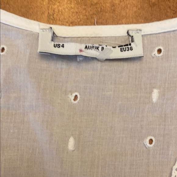 Princess Polly White Eyelet Lace Blouse - Picture 4 of 8